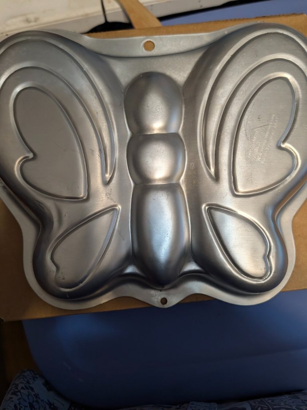 Wilton Butterfly Aluminum Cake Pan Mold Vintage 2003 #2105-2079